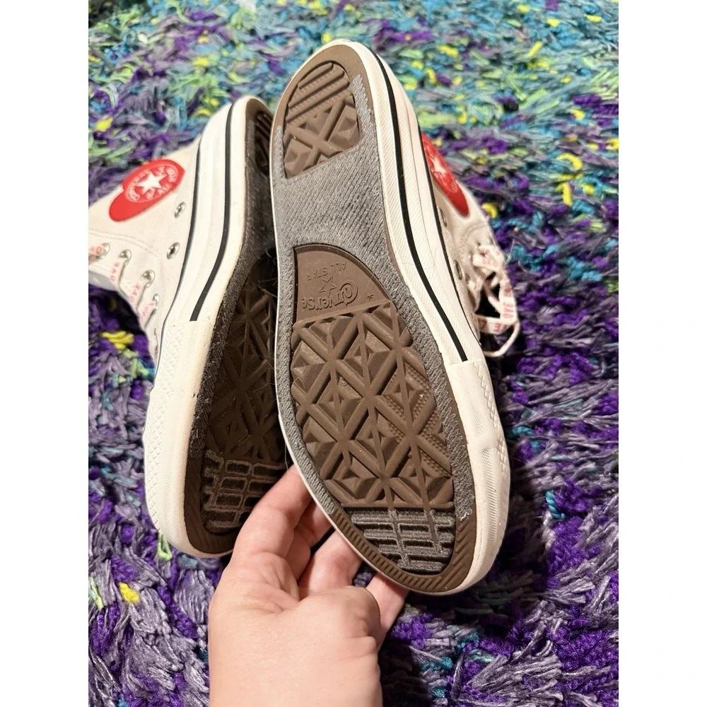 Converse Chuck Taylor All Star Youth Size 2 hearts Love Laces